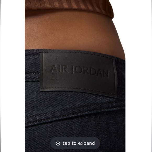 AIR JORDAN Stylish Black Graphic Skirt Midi /Small - Picture 5 of 9